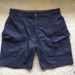 Men's DuluthFlex Dry on the Fly Relaxed Fit 9" Cargo Shorts- Navy sz 38